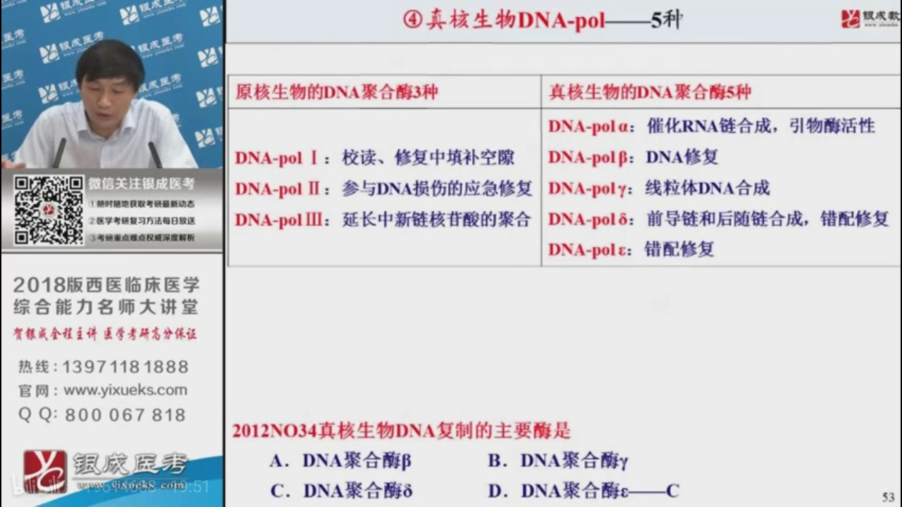 为什么在真核生物中处理冈崎片段的dna聚合酶是原核生物的dna聚合酶