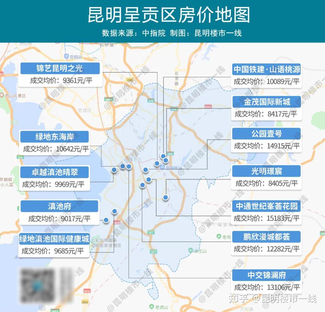 最贵356万平120盘房价出炉6张图看清昆明行情