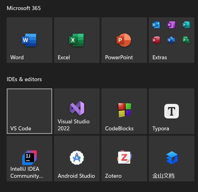 修复新版 VS Code 在 Windows 10 开始菜单中的磁贴不显示图标的问题 - 知乎
