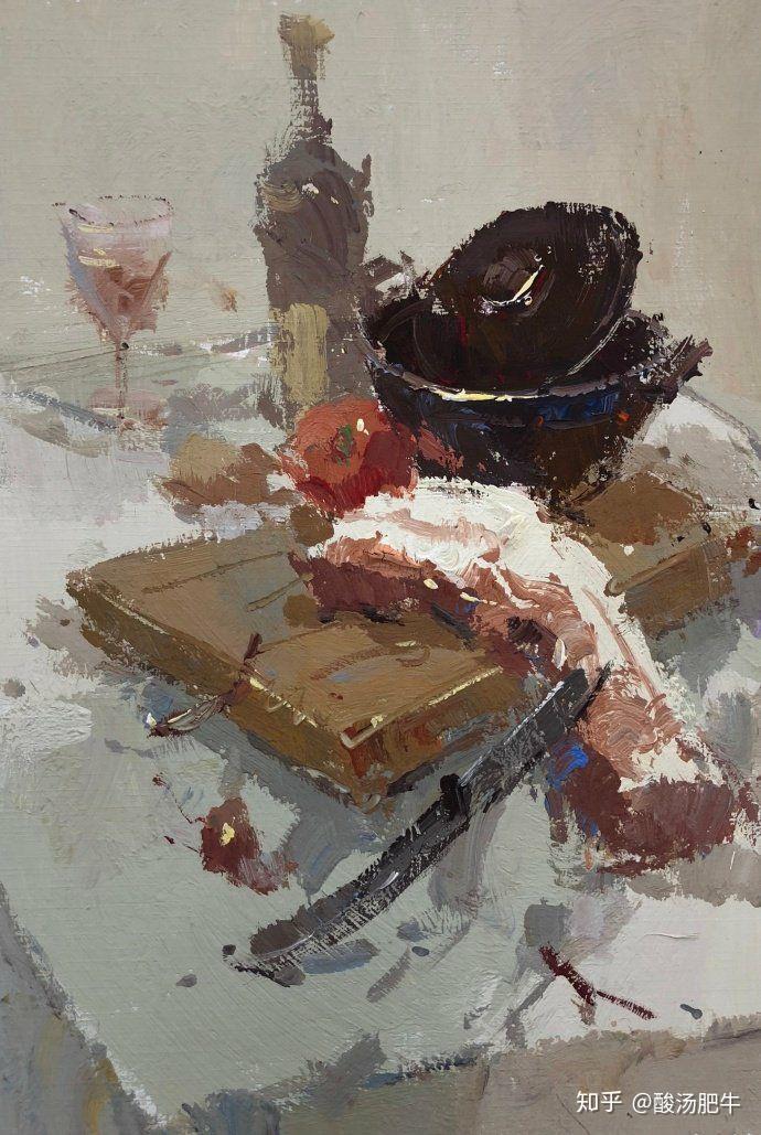 色彩静物小色稿