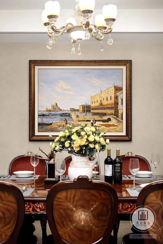 160㎡新古典风格装修欧式家具油画装饰空间奢华又复古