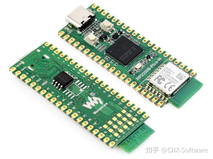 对比官方 Pico 2 W,Waveshare RP2350B-Plus-W 有哪些实用升级?