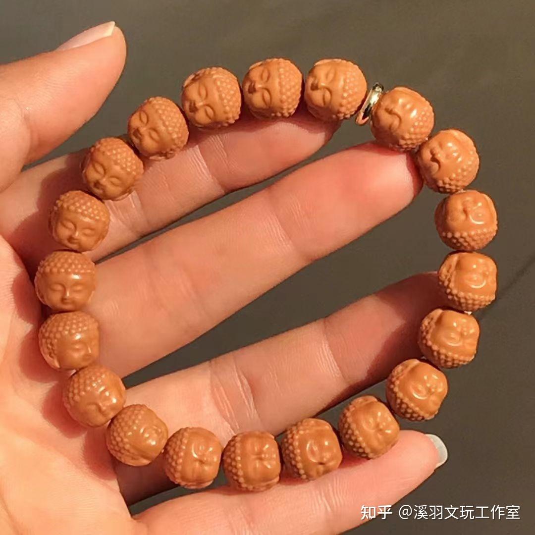 精品猴头雕刻正圆宝宝佛