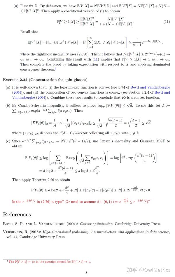 Wainwright高维统计学Chapter 2 [Solutions] 知乎