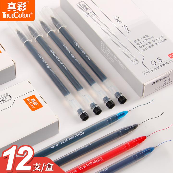 Comix K3511,Retractable Gel Ink Pens,Fine Point (0.5mm),12 Count