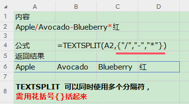 文本拆分与合并函数TEXTSPLIT 和 TEXTJOIN - 知乎
