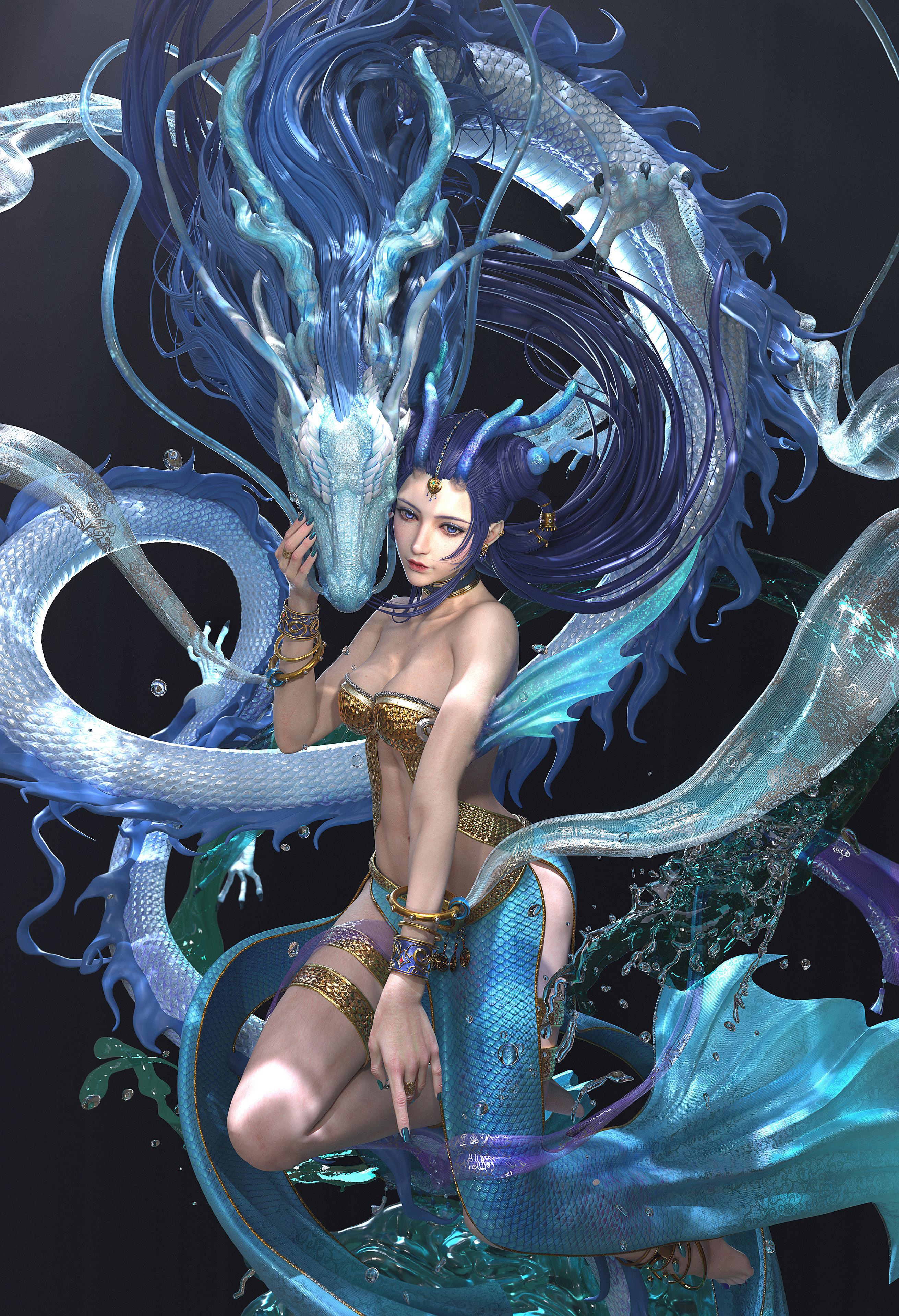 网游或动漫中有哪些性感漂亮的cg美女