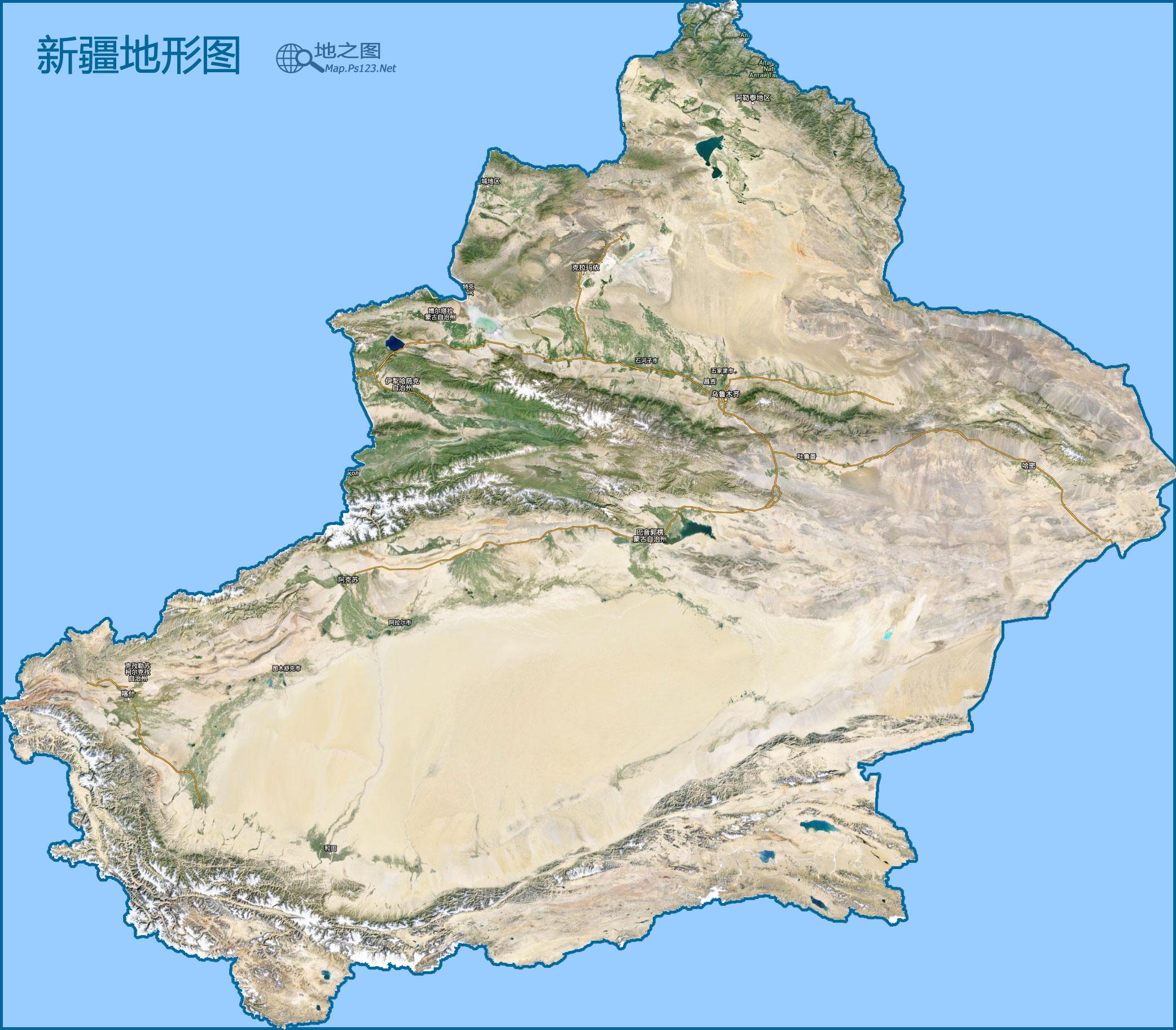 1,新疆人文地图和情况介绍