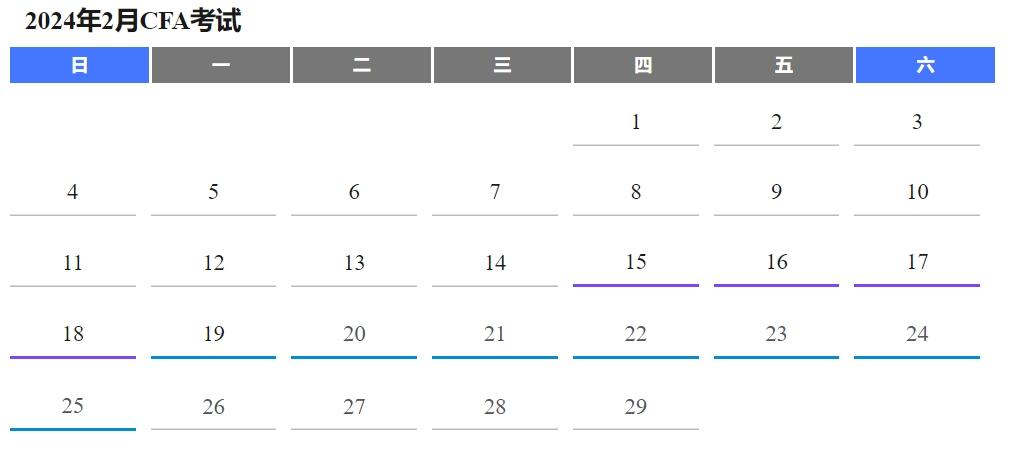 官方指南丨2024年2月cfa03考試考前提醒一日期安排考試確認信身份