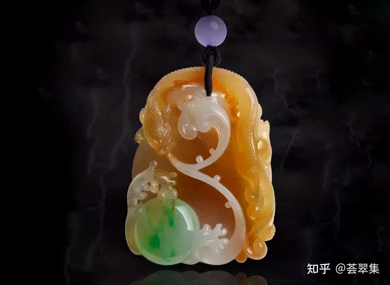 别搞错翡翠黄加绿与黄夹绿不是一回事