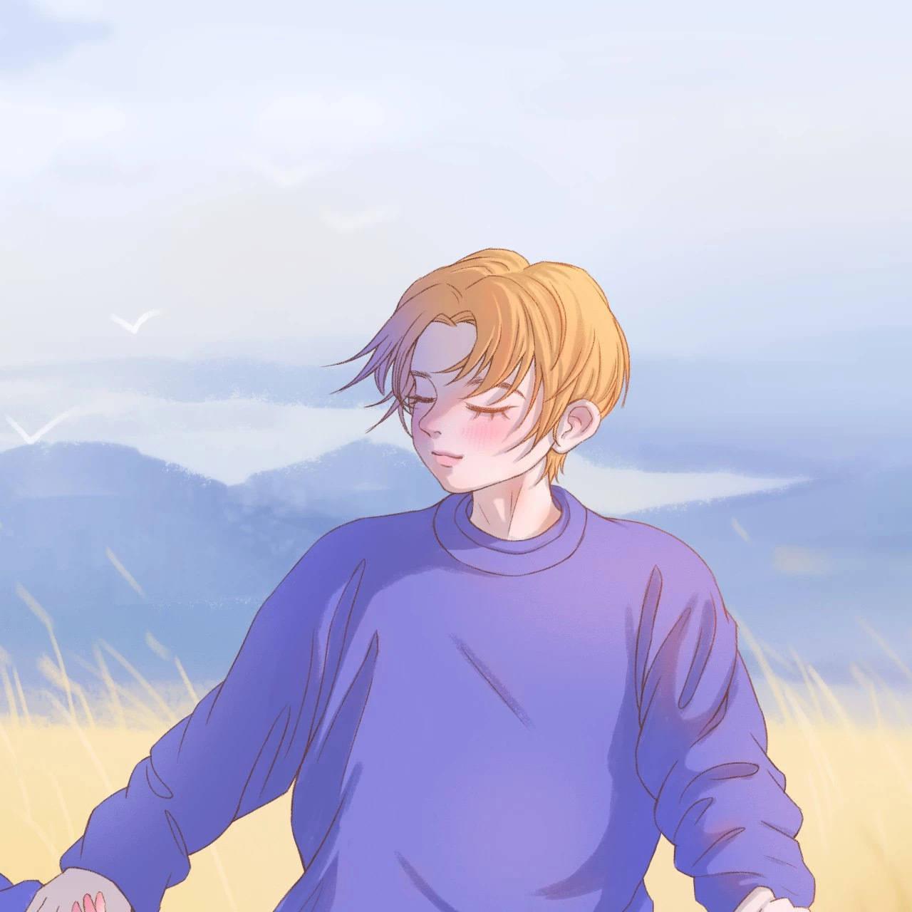 有没有那种看上去积极阳光的女生头像风景类的谢谢