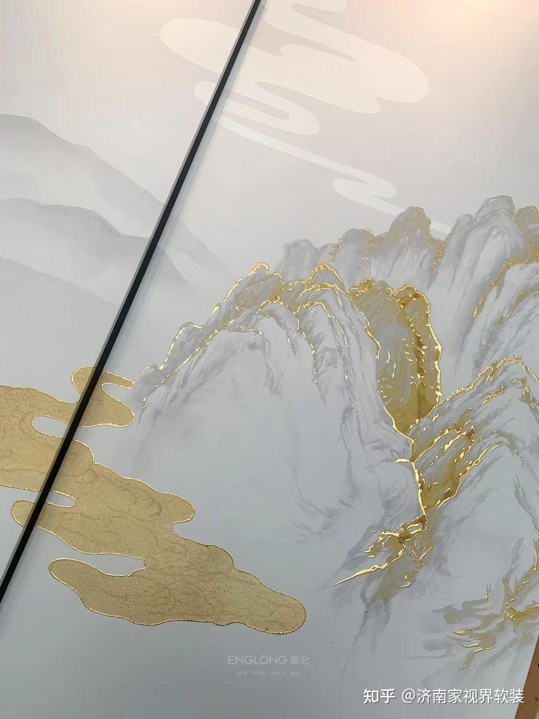 济南高端精雕壁画 描金工艺 新中式 - 知乎
