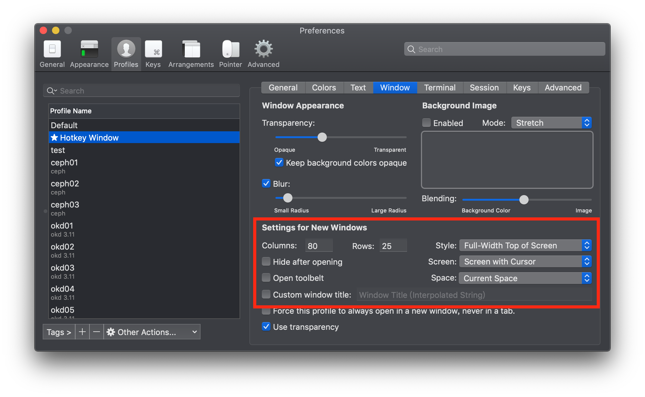 iTerm2配置优化 iTerm2配置优化