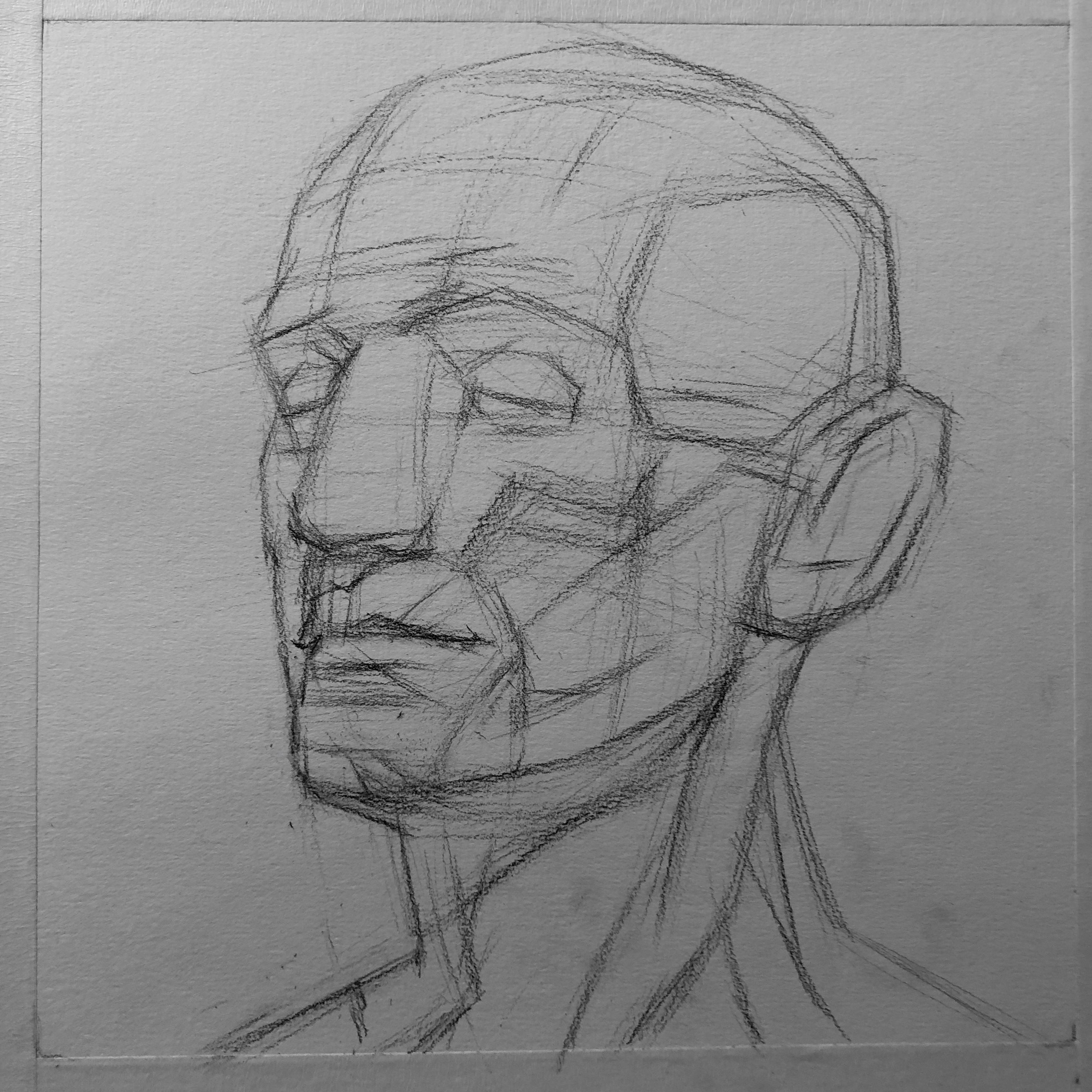 人像人物头像素描绘画中小白常见问题解析