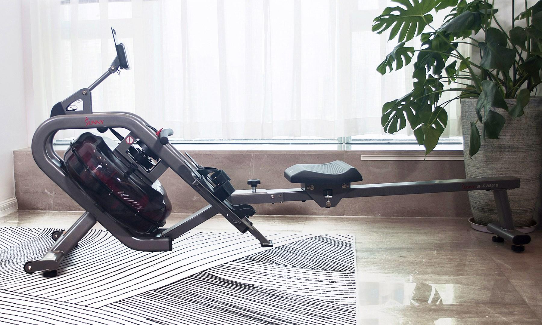 sunny斜桶水阻划船机重现水上赛艇