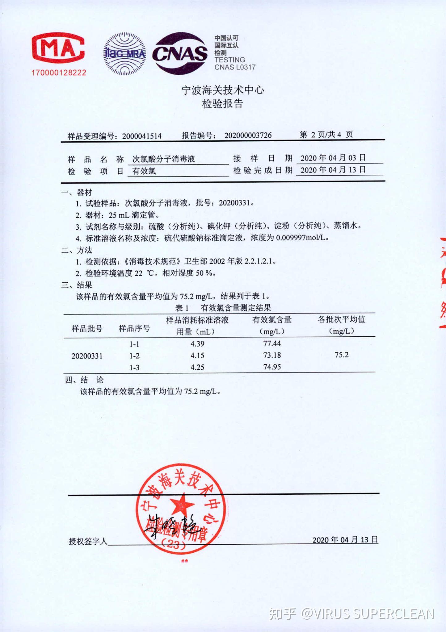 次氯酸消毒液浓度有必要超过200ppm吗