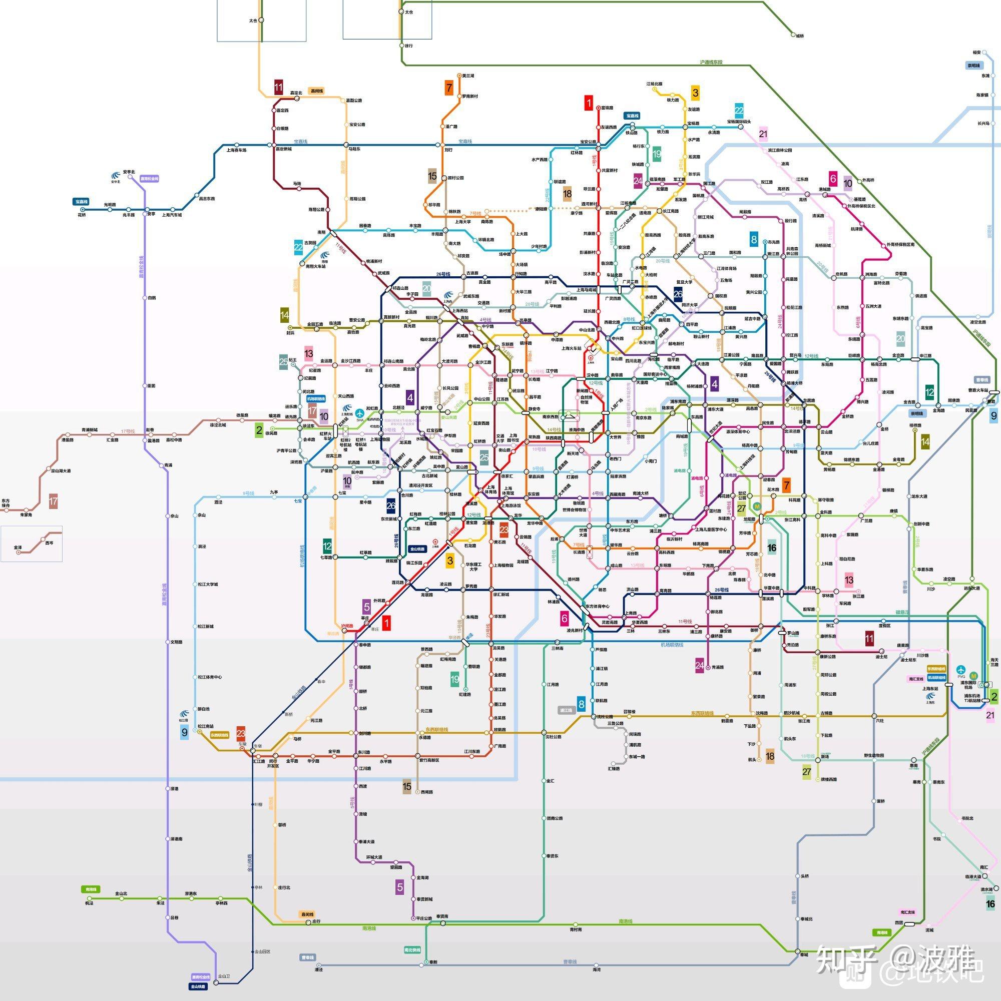 上海地铁线路图2050图片