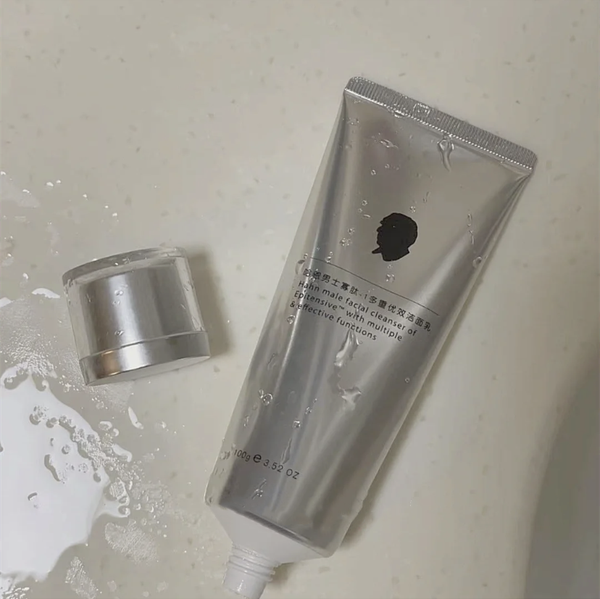 no.1(深层清洁,祛痘印)——哈恩男士寡肽洗面奶