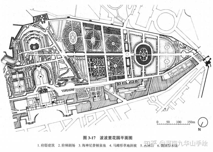《西方园林史》经典园林平面图-画图题必备素材 - 知乎
