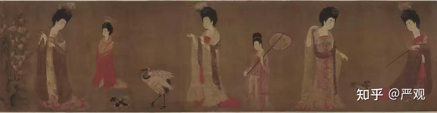 石破天惊，唐代周昉《籫花仕女图》真迹发现- 知乎