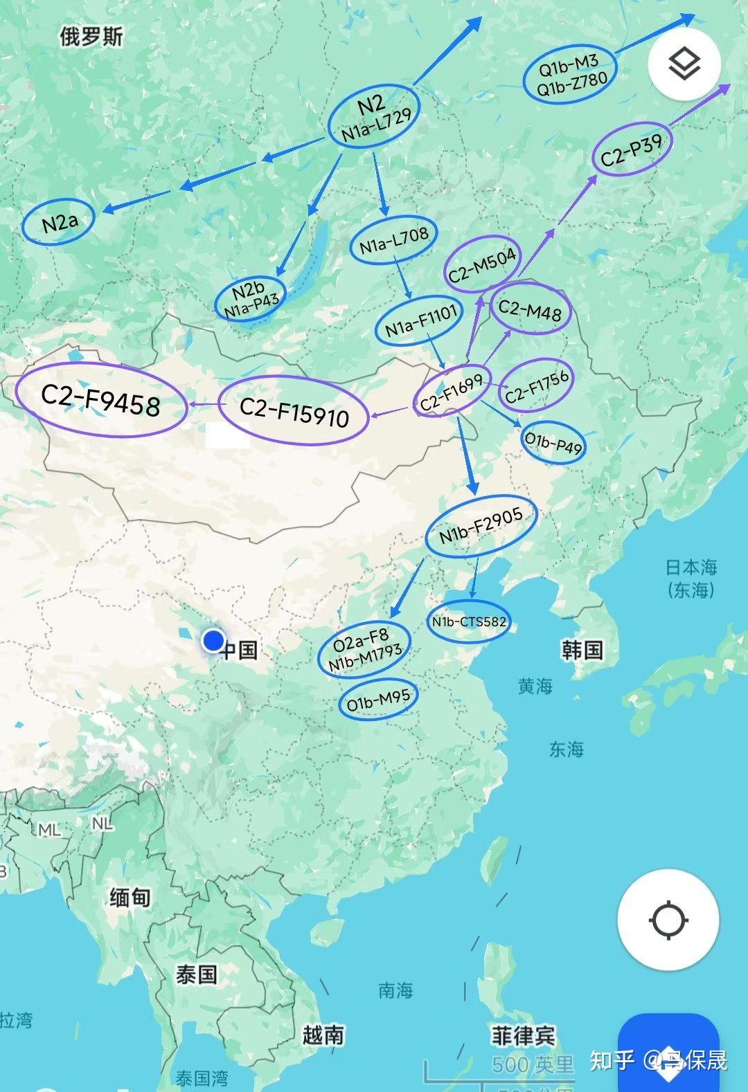 根据D4h母系古样本判断N父系大支的起源和迁徙 - 知乎