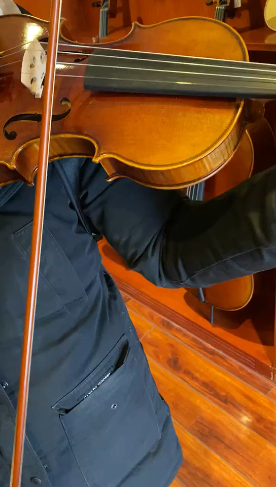 求大佬帮忙给这个小提琴估价?