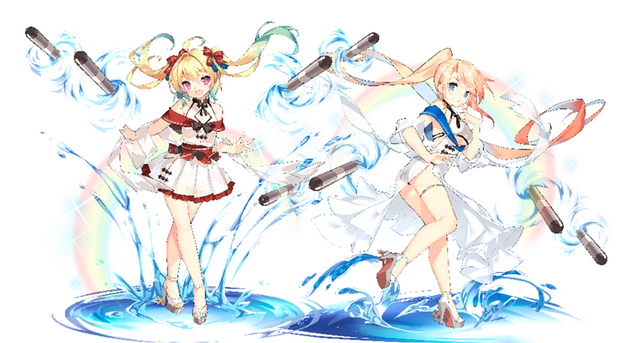 《戰艦少女r》——沙灘,海浪,泳裝娘