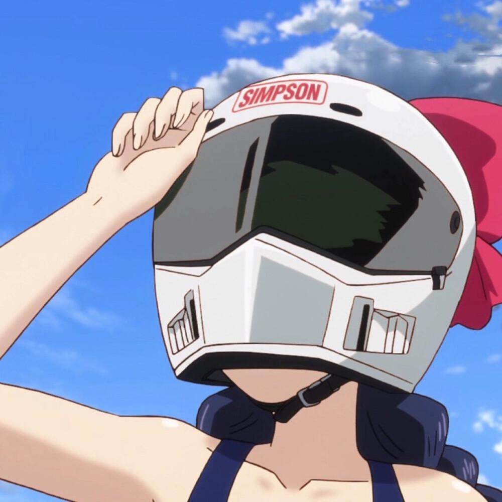 有没有这类动漫重机或头盔的头像壁纸