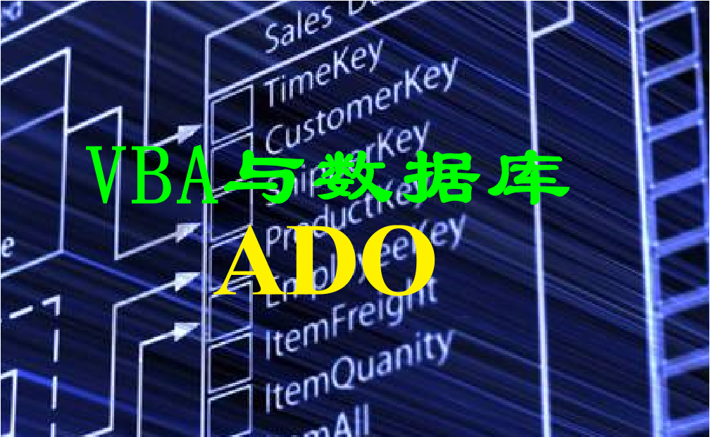 Vba与access数据库的ado连接中 所涉及对象的讲解 知乎