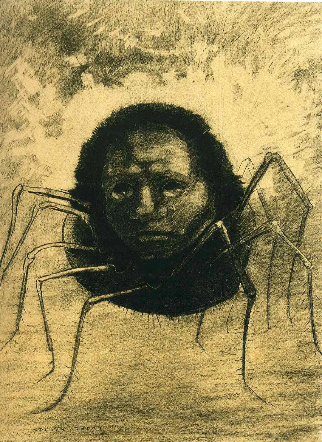 《仙人掌人》cactus man  1882《森灵》spirit of the forest 1890画