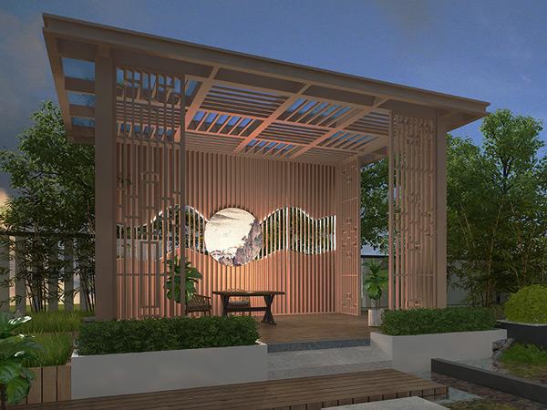 新中式凉亭既有着传统的东方美,又有着舒适实用的现代风 - 知乎