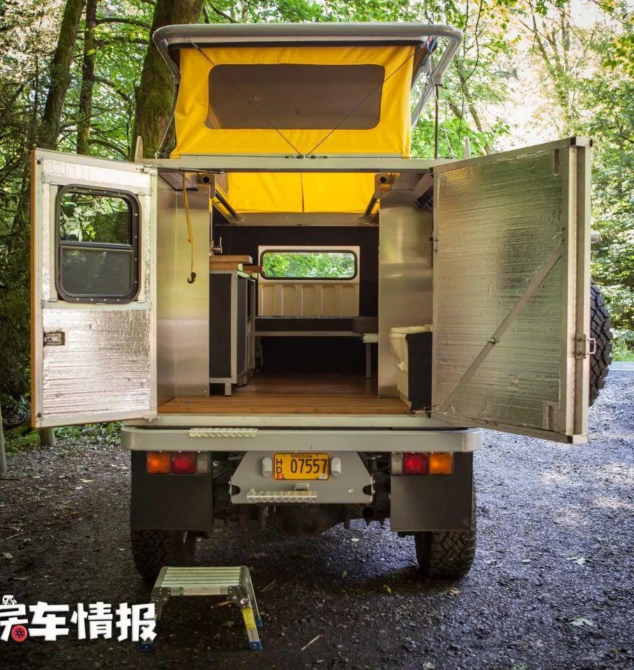 三菱轻卡越野房车见过吗全时四驱差速锁通过性能强能住4人
