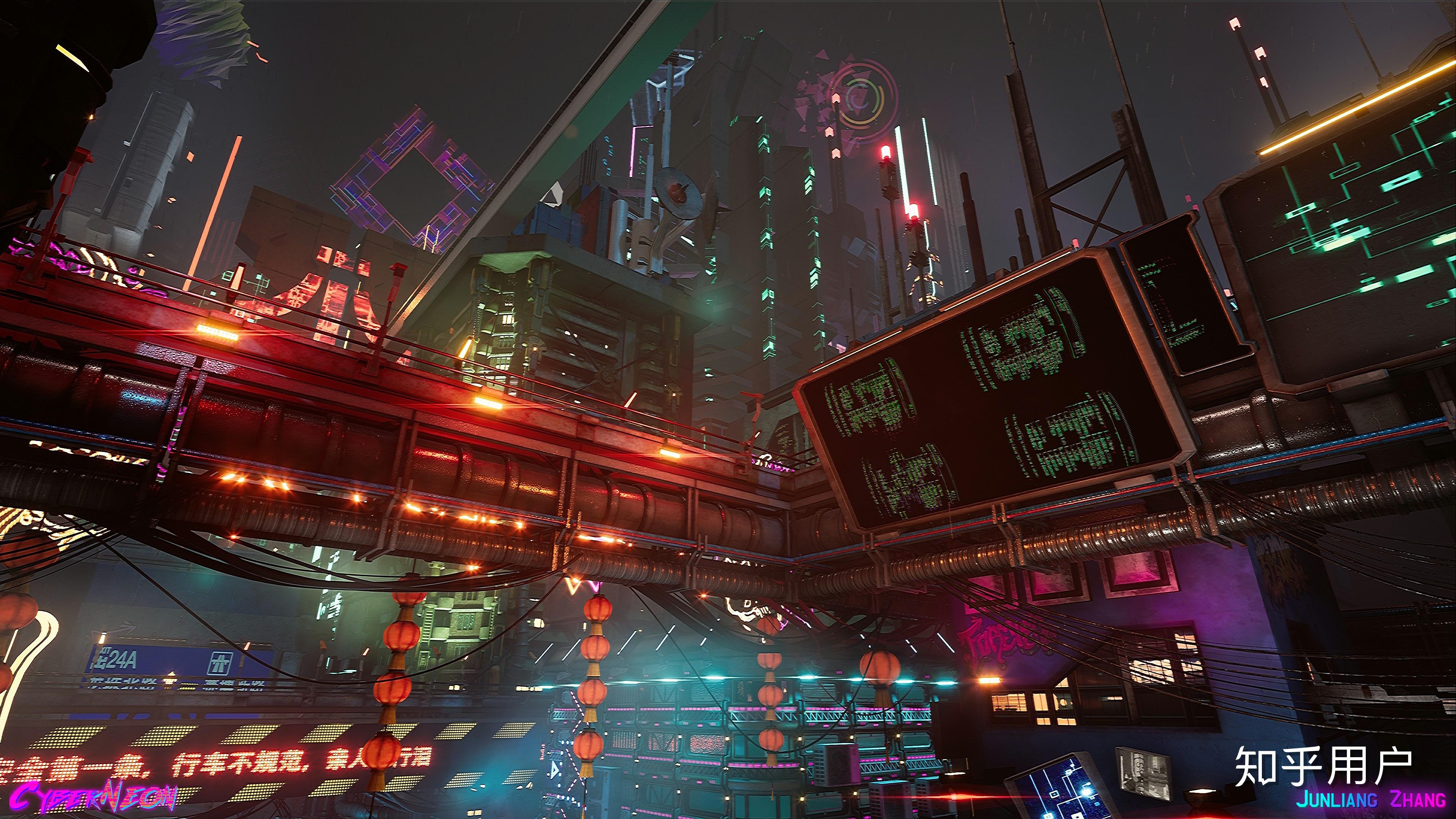 cyber-punk(赛博朋克)的美术原则是什么? - 知乎