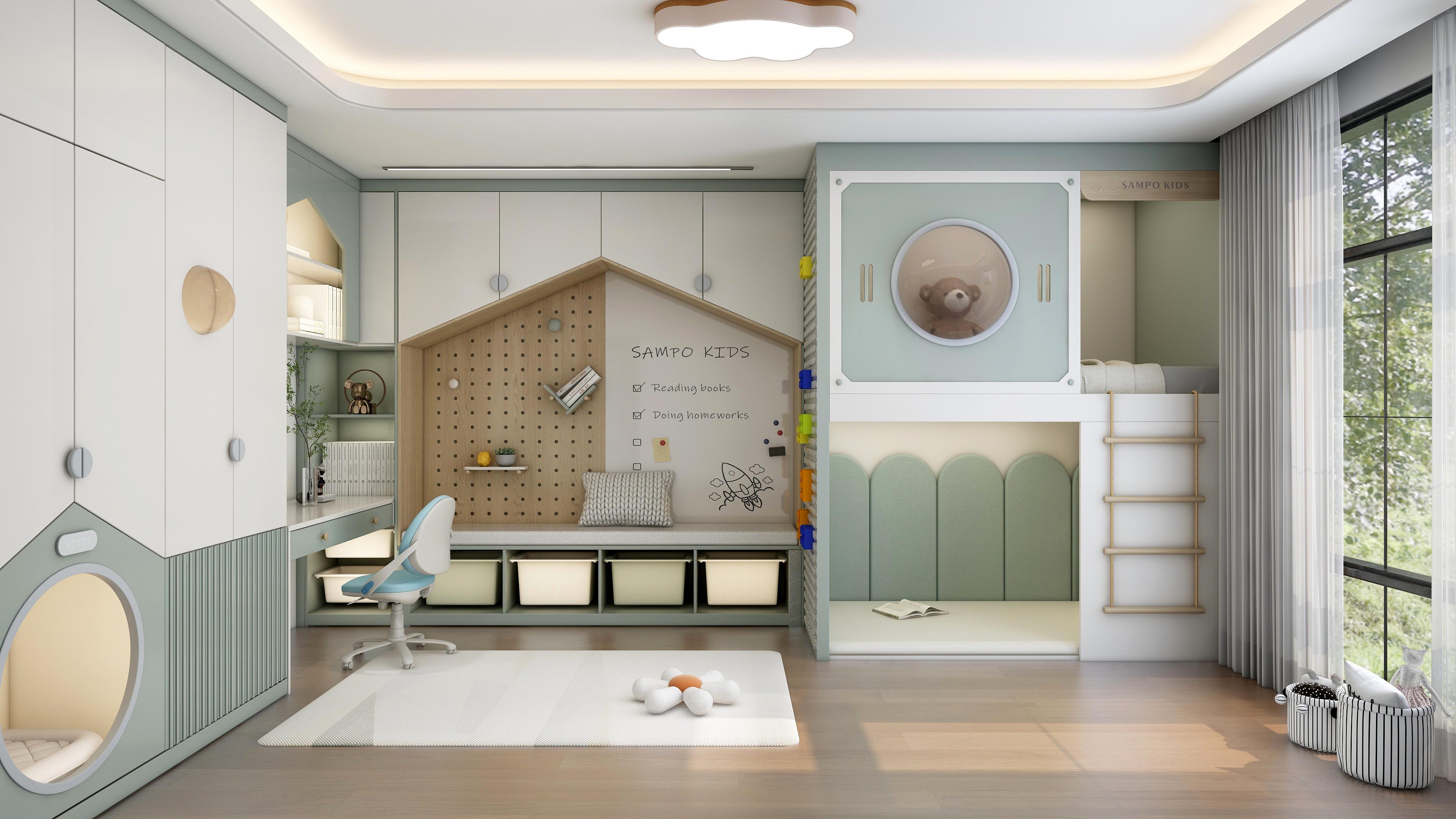 定制家装必看:儿童房改造大揭秘,玩转成长高级风! - 知乎