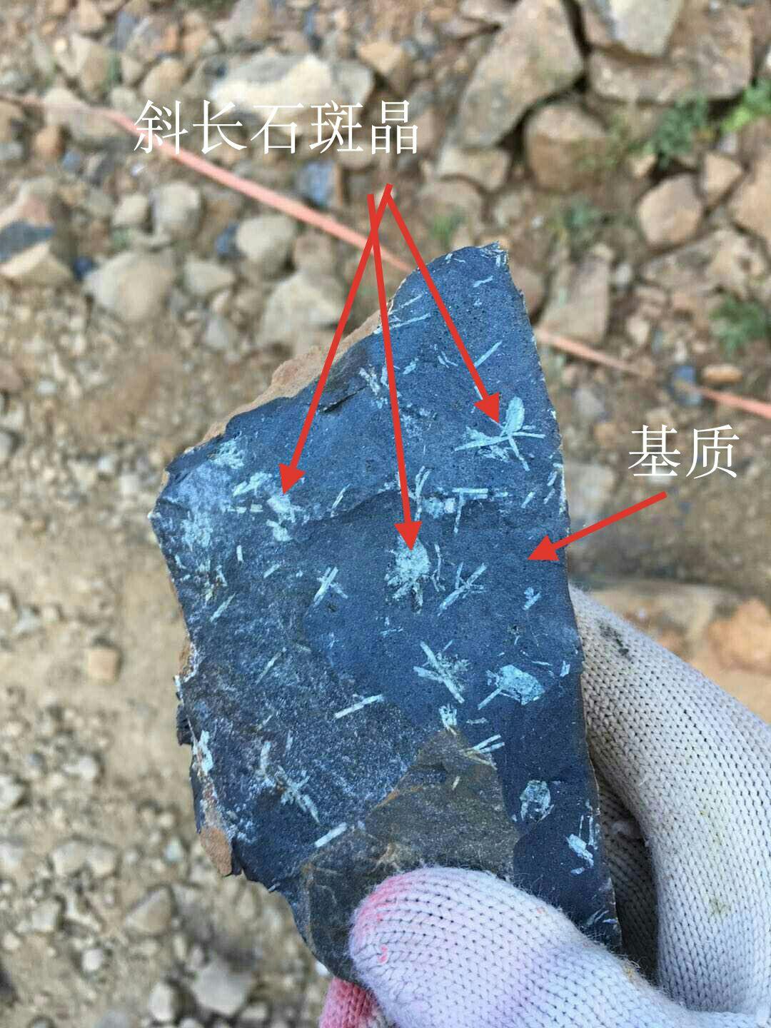 流纹岩斑晶图片