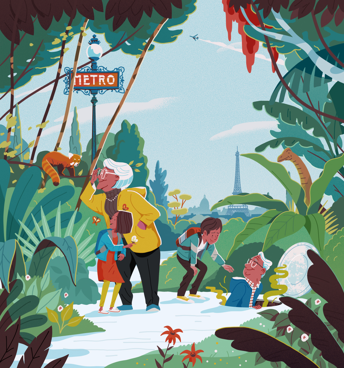 如何学习插画的构图