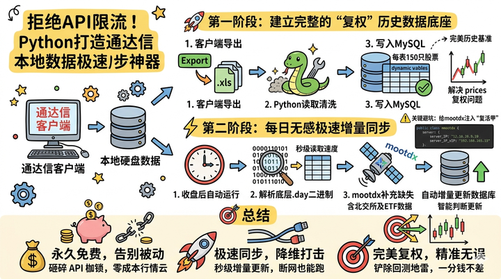 拒绝API限流!Python打造通达信本地数据极速同步神器(含完美复权与北交所支持) - 知乎