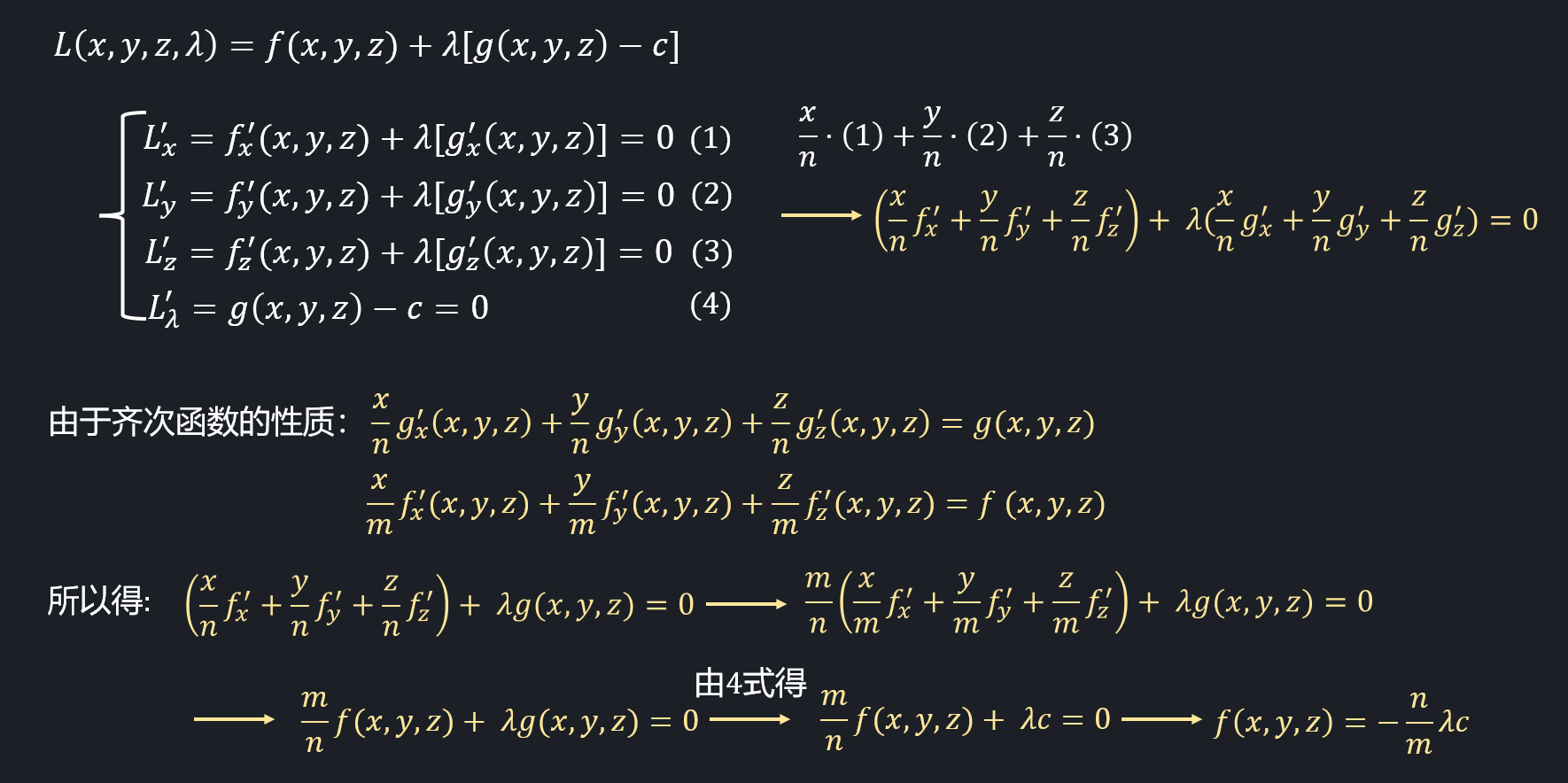 拉格朗日乘数法求解有什么技巧吗
