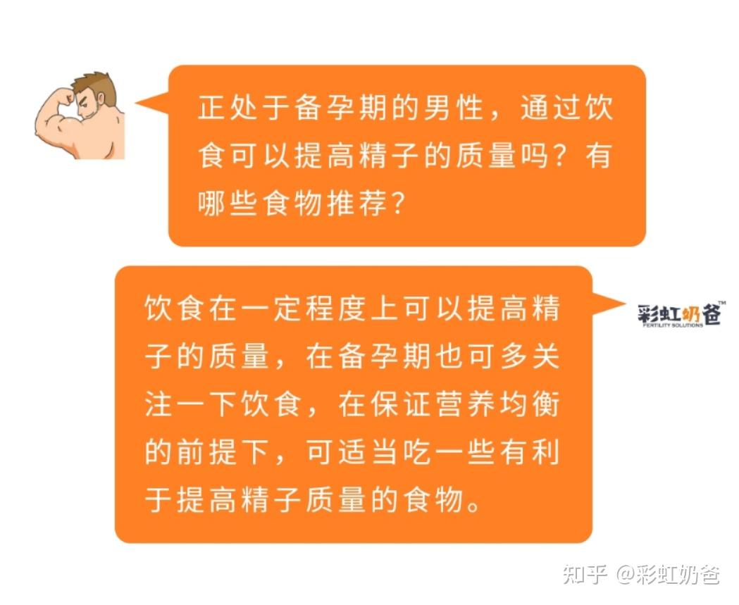 男生如何靠"吃"提高精子质量|彩虹奶爸