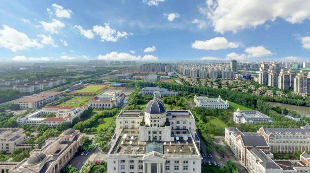 上海外国语大学全景图图片