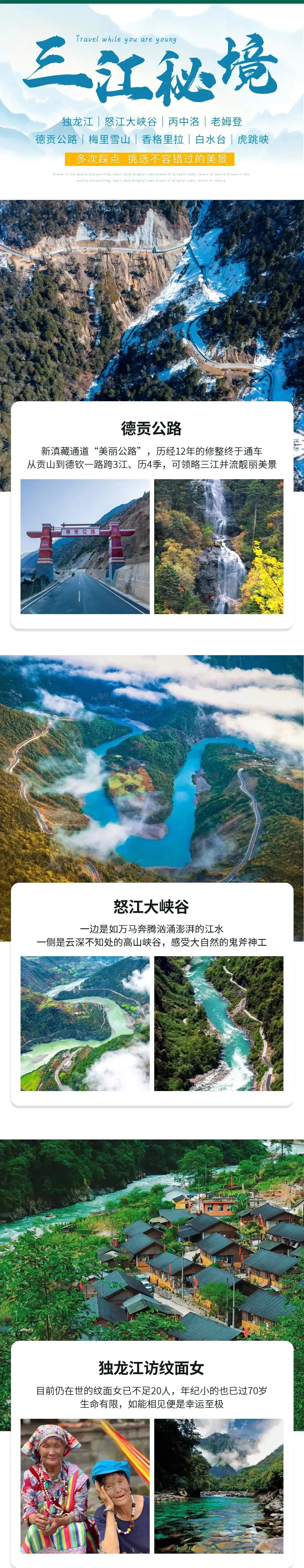 【三江秘境】独龙江-怒江大峡谷-丙中洛-老姆登-德贡公路-梅里雪山-香格里拉-白水台-虎跳峡7天深度游 - 知乎