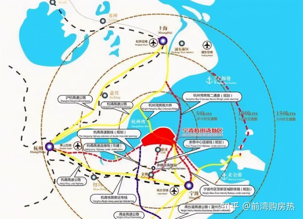 杭州湾新区的南部新城和滨海新城的楼盘项目汇总