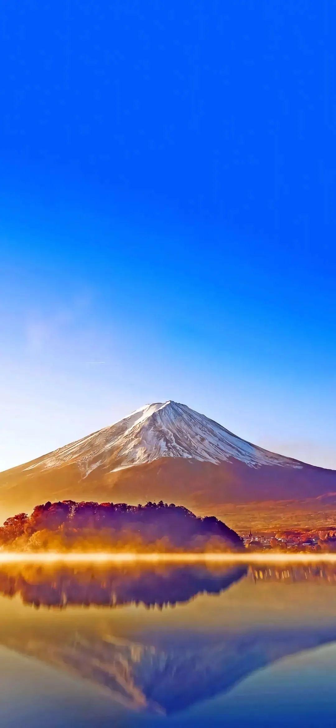 手机壁纸富士山高清图片