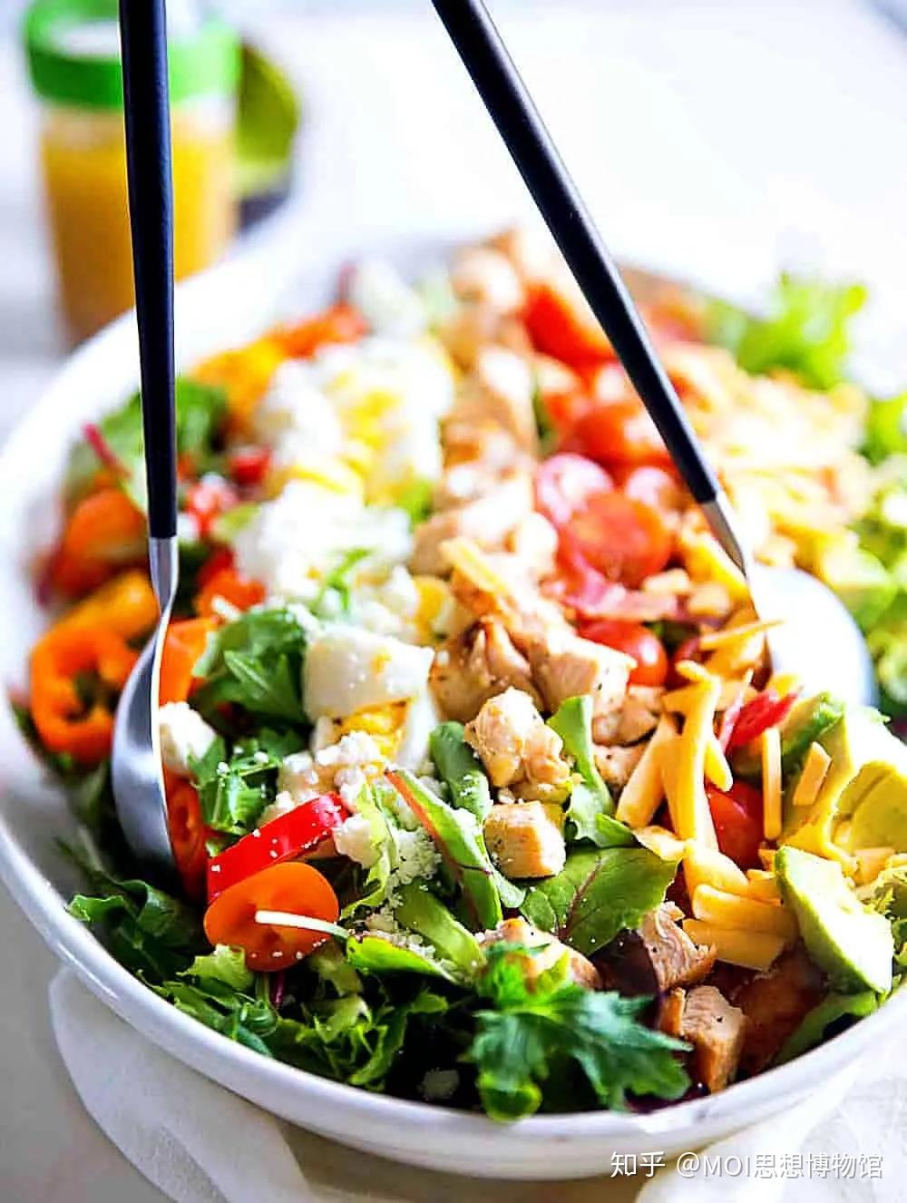 颜值高味道好轻松减脂没烦恼考伯沙拉