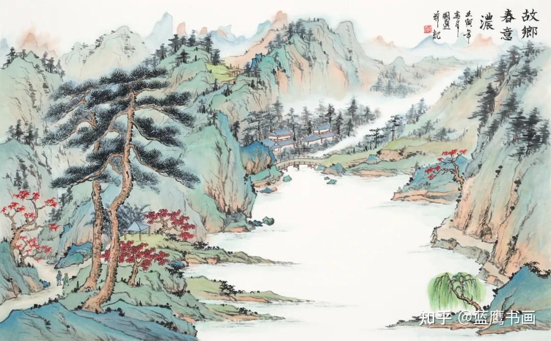 砚底烟岚:杨国选五帧山水里的丘壑与心期 - 知乎