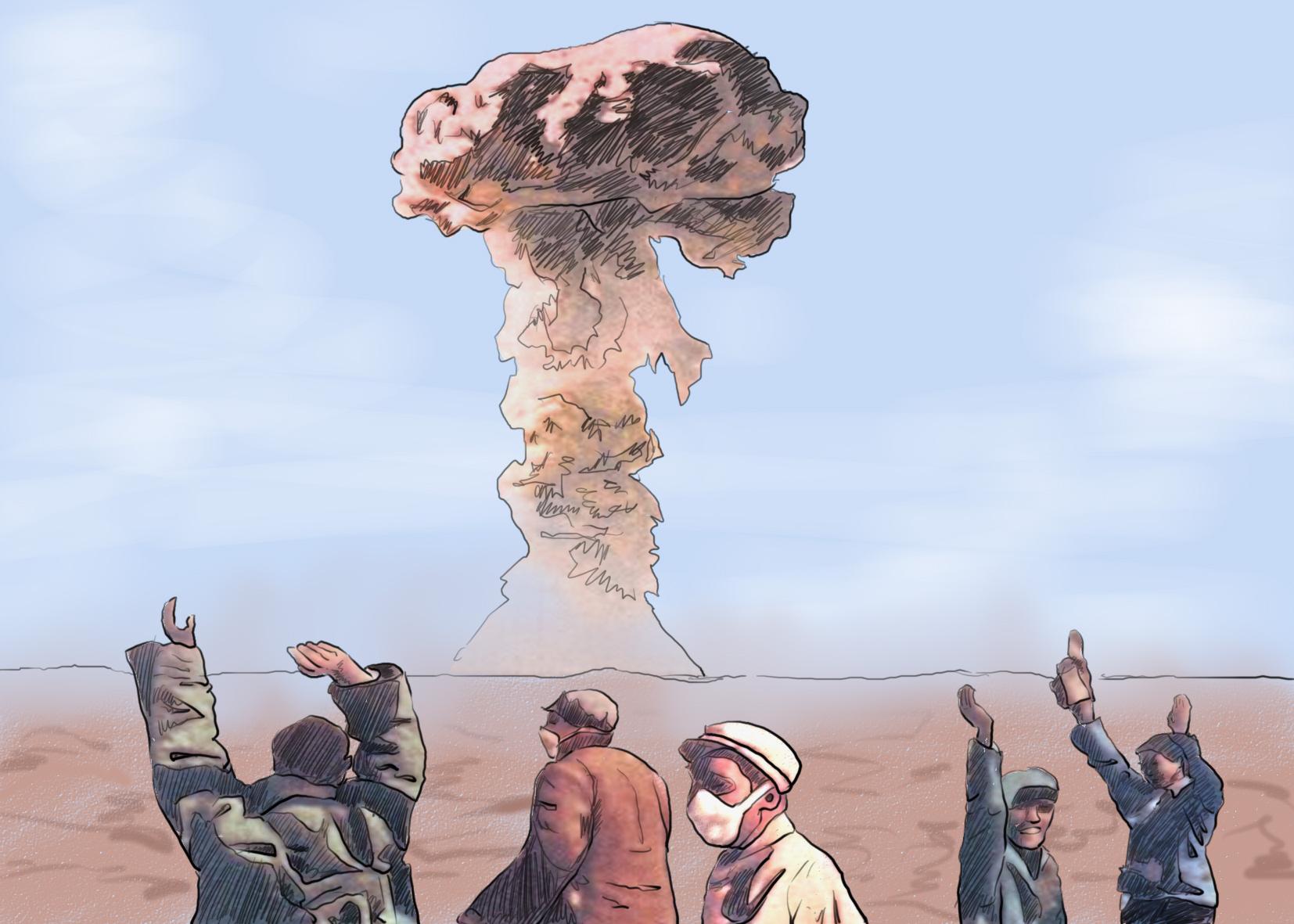 有力地打破了超级大国的核垄断和核讹诈,提高了我国的国际地位