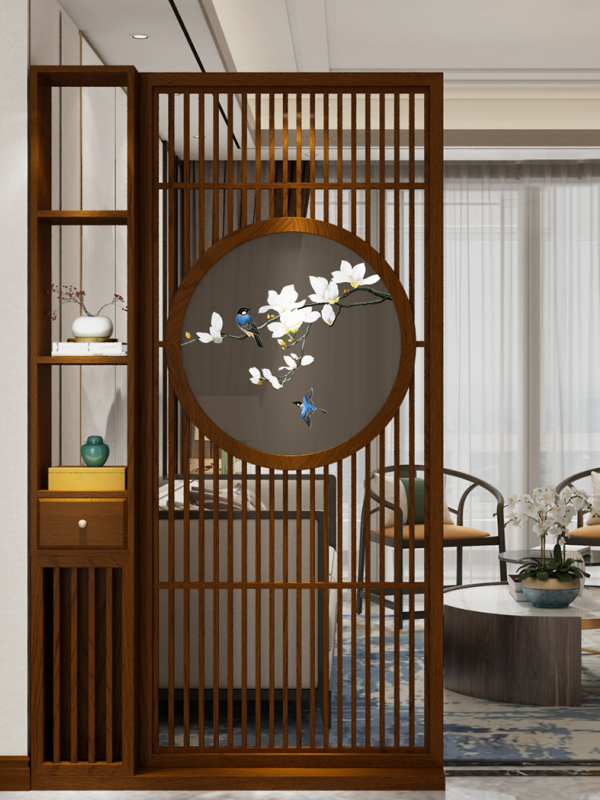 如何用隔断解决卫生间门对着床的问题?