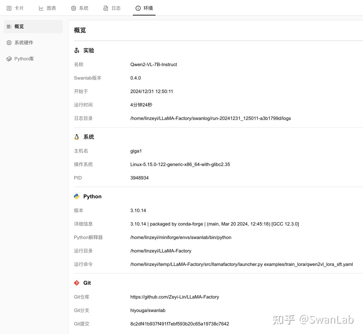 Swan Python SwanLab简明教程:从萌新到高手 - 知乎
