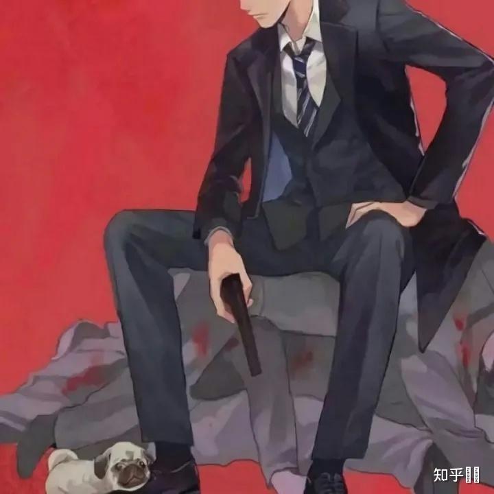 有没有拿枪的男生动漫头像类似这种