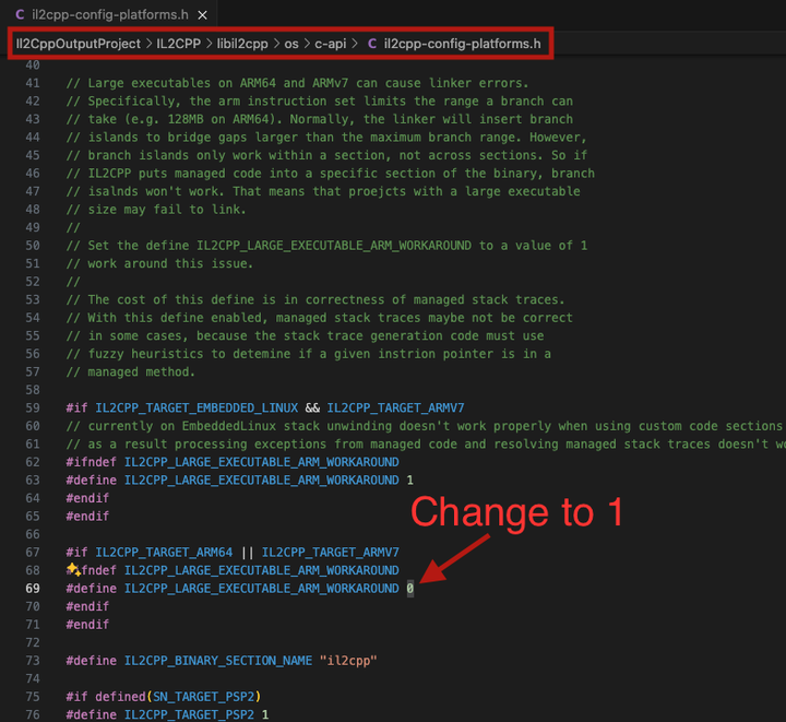 [Unity 調試]ld: b(l) ARM64 branch out of range (136049796 max is +/-128MB ...